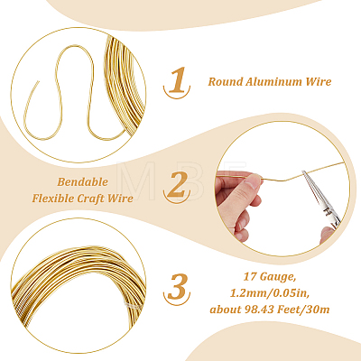 SUNNYCLUE Aluminum Wire AW-SC0001-04B-1