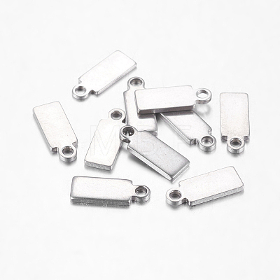 Tarnish Resistant 304 Stainless Steel Stamping Blank Tag Pendants LS-STAS-Q074-1