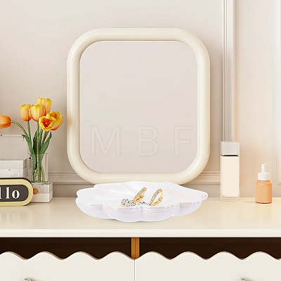 Shell Shaped Porcelain Jewelry Storage Display Trays for Rings AJEW-SP0006-06B-01-1