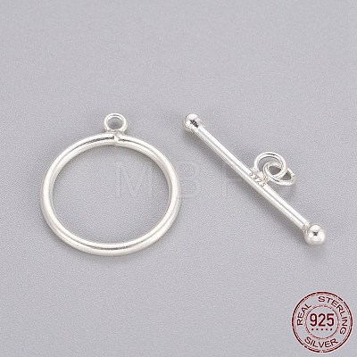 925 Sterling Silver Toggle Clasps STER-L057-001S-1