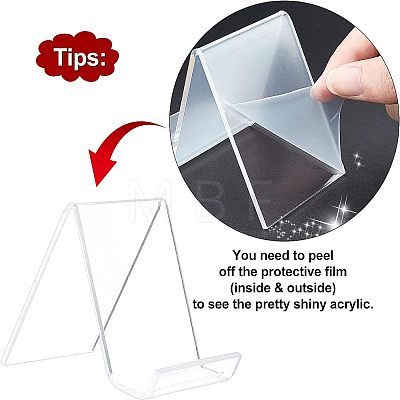 Fingerinspire Transparent Acrylic Display Stands ODIS-FG0001-21B-1