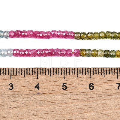 Cubic Zirconia Beads Strands ZIRC-P125-2x3mm-07-1