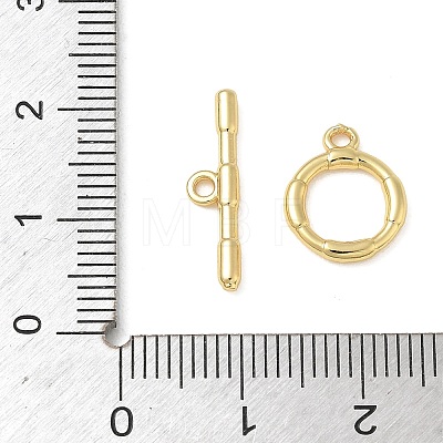 Brass Toggle Clasps KK-CBAFC6C-07D-G-1