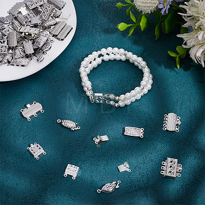 304 Stainless Steel Box Clasps FIND-PH0020-90-1