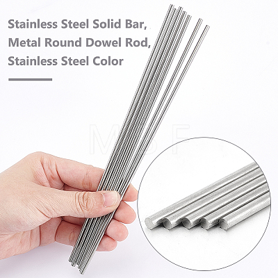 304 Stainless Steel Solid Bar DIY-UN0006-12B-1