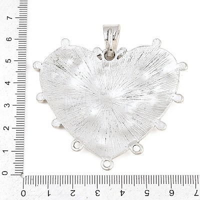 Tibetan Style Alloy Big Chandelier Component Links AL-CBA1187-14AS-1
