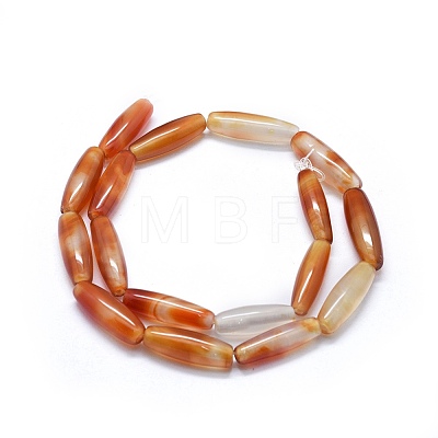 Natural Red Agate Beads Strands G-I245-26C-1