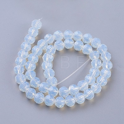 Opalite Beads Strands X-GSF8mmC081-1