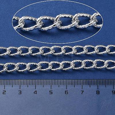 Oxidation Aluminum Textured Curb Chains CHA-H001-02S-1