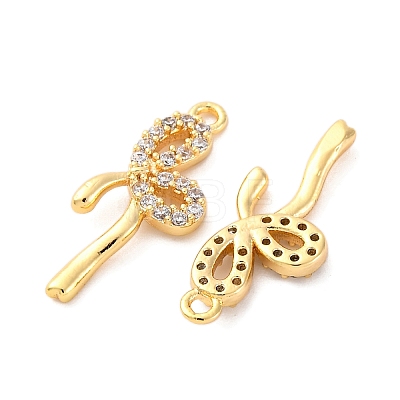 Brass Rhinestone Pendants KK-E793-16G-1