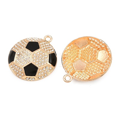 Alloy Rhinestone Pendants RB-CBA2677-02G-1