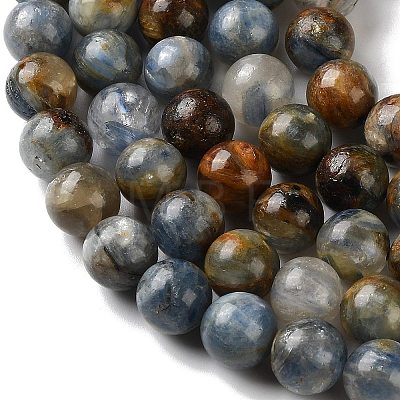 Natural Kyanite Beads Strands G-H361-A01-8mm-1