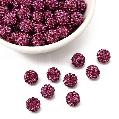 Pave Disco Ball Beads RB-H258-8MM-502-1