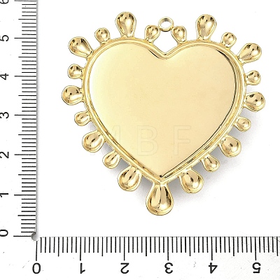 Two-tone 304 Stainless Steel Big Pendants STAS-G371-19EB-1