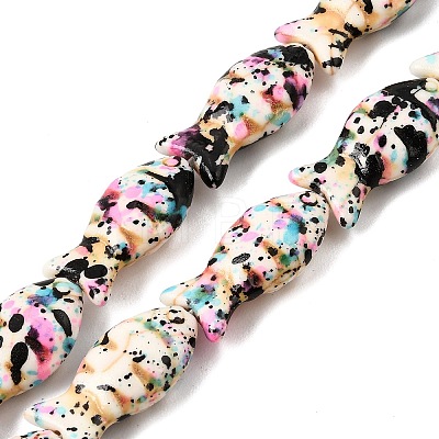 Dyed Synthetic Turquoise Beads Strands GG-CBAAE19-08B-1