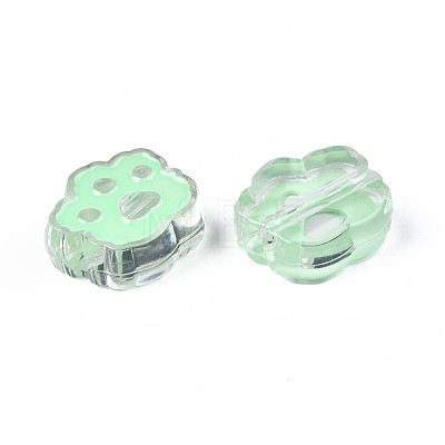 Transparent Acrylic Beads ACRC-S039-06B-1