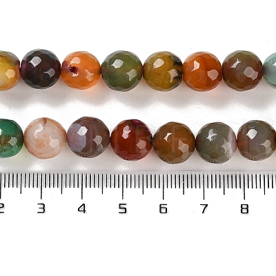 Natural Agate Beads Strands G-M437-B01-01E-1