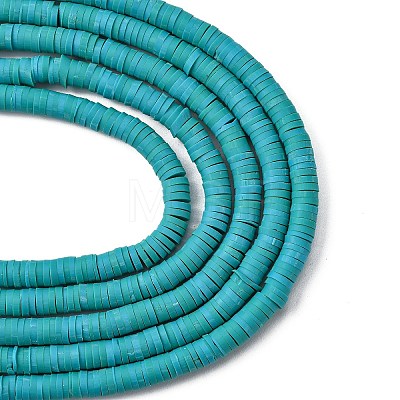Handmade Polymer Clay Beads Strands LS-CLAY-R089-4mm-Q107-1