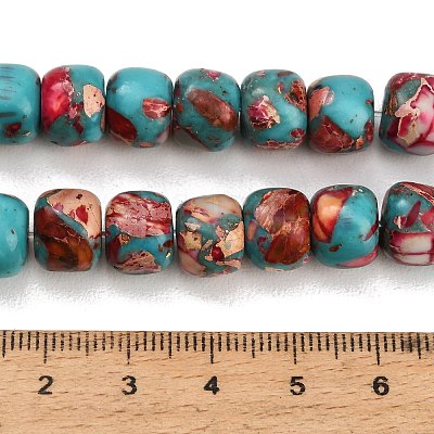 Dyed Synthetic Imperial Jasper Beads Strands GG-CBAA20A-03F-1