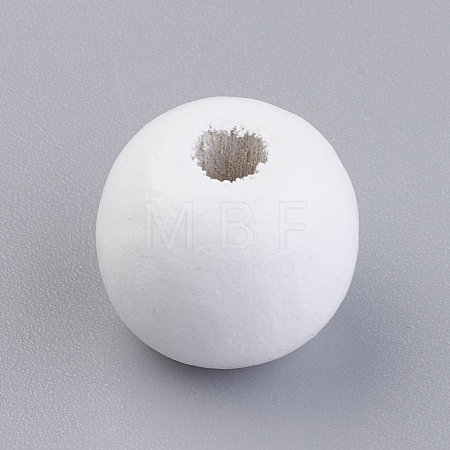 Natural Wood Beads WOOD-Q030-57H-1