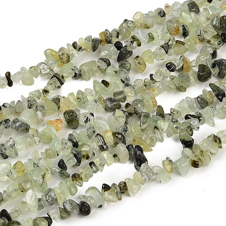 Prehnite Chip Bead Strands G-M205-11-1