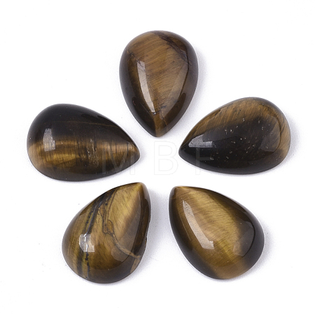 Natural Tiger Eye Cabochons G-R469-06A-1