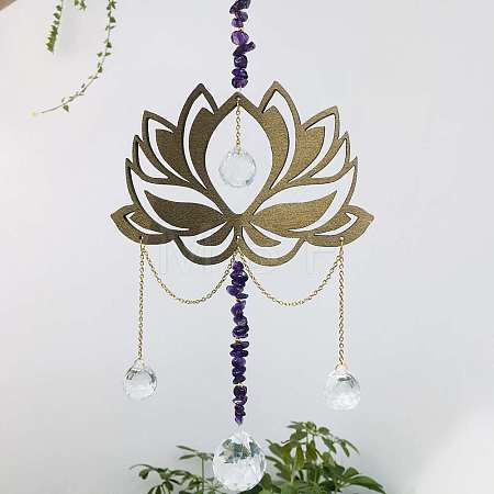 Lotus Flower Pendant Decorations PW23041142185-1