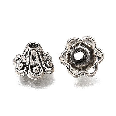 Tibetan Style Alloy Bead Caps FIND-Z128-08AS-02-1