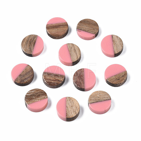 Resin & Wood Cabochons X-RESI-S358-70-H41-1