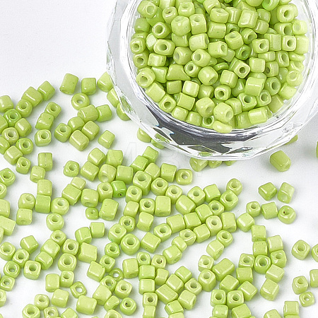 Baking Paint Glass Beads SEED-S023-11A-04-1