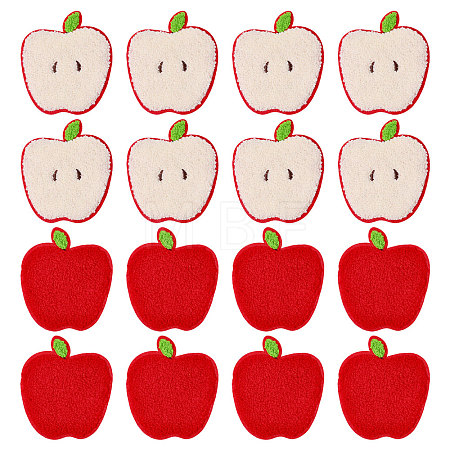 16Pcs 2 Styles Sew on Cloth Patches PATC-CA0001-39-1