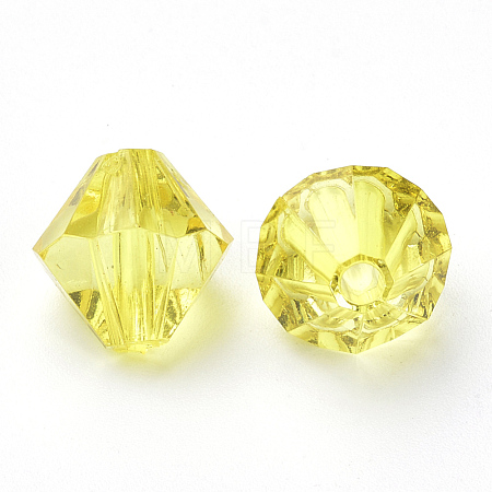 Transparent Acrylic Beads X-TACR-S146-4mm-09-1