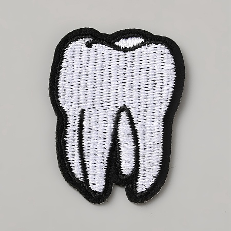 Non-woven Fabrics Clothing Iron On Patches DIY-WH0750-313-1