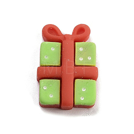 Christmas Opaque Resin Cabochons RESI-ZX017-78-1