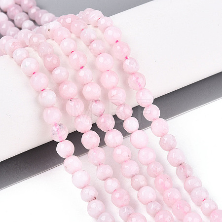 Dyed Natural White Jade Beads Strands G-T139-4mm-60-04-1