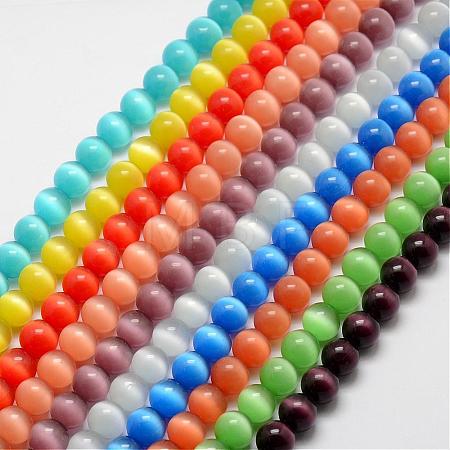 Cat Eye Beads CER8mm-M-1