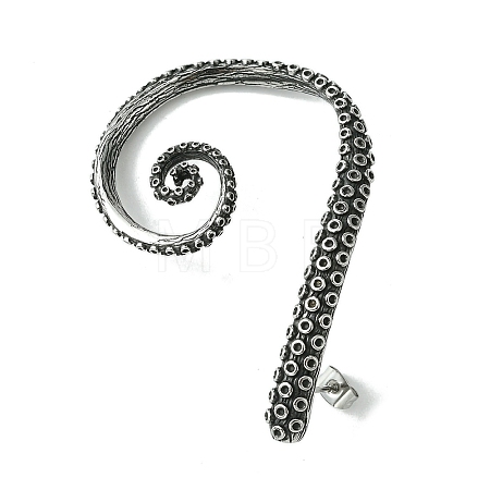 316 Surgical Stainless Steel Cuff Earrings EJEW-E300-12AS-01-1