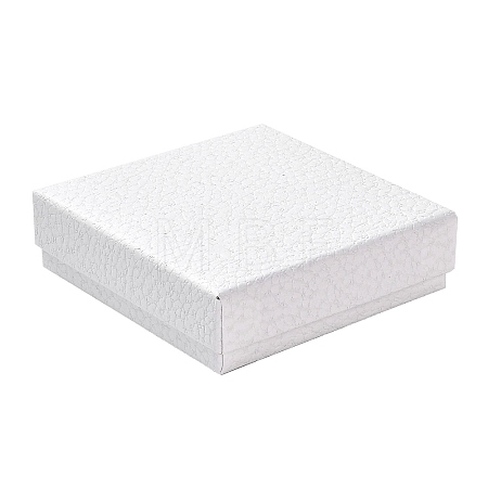 Square Cardboard Necklace Box LS-CBOX-Q038-02B-1