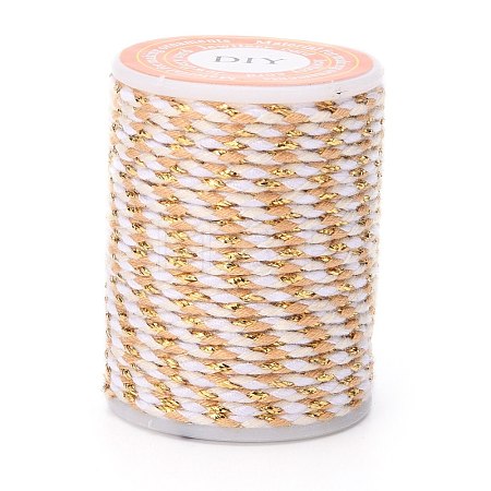 4-Ply Polycotton Cord with Metallic Thread OCOR-Z003-D33-1