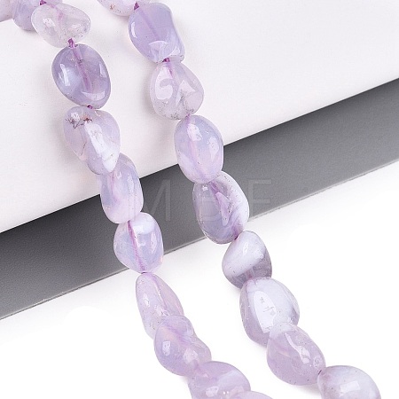 Natural Lavender Amethyst Beads Strands G-N362-14A-01-1