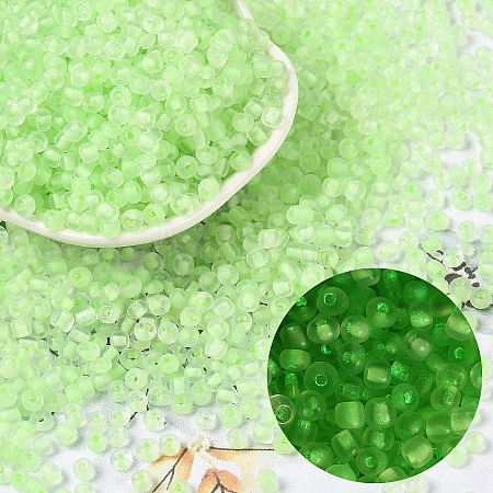6/0 Luminous Glass Seed Beads SEED-NH0001-01K-1