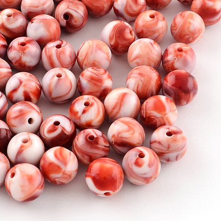Opaque Acrylic Beads LS-SACR-R853-10mm-201-1