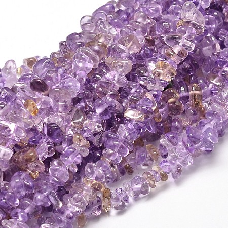 Natural Ametrine Chip Beads Strands X-G-E271-134-1