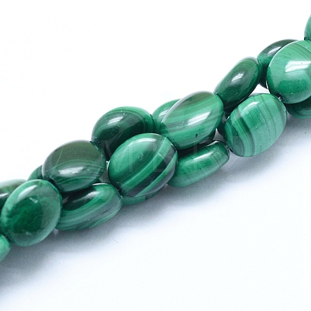 Natural Malachite Beads Strands G-D0011-11B-1