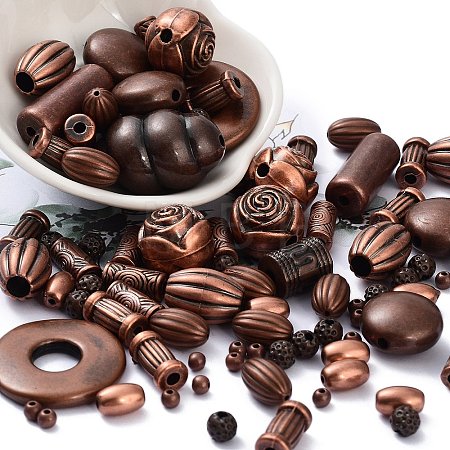 CCB Plastic Beads M-PABS001Y-R-1