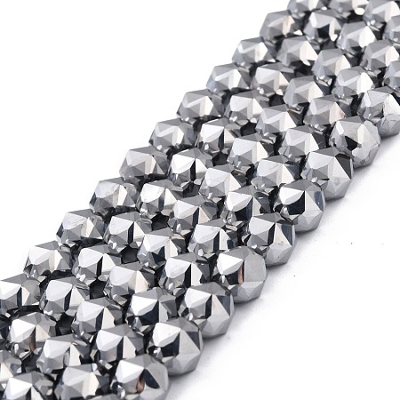 Terahertz Stone Beads Strands G-D461-17B-1