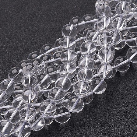 Synthetic Quartz Crystal Beads Strands X-GSR14mmA039-1-1