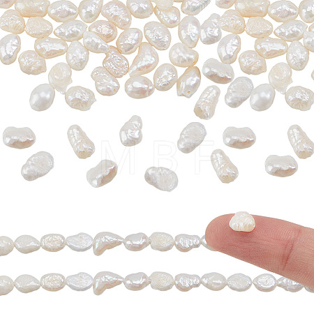 1 Strand Natural Cultured Freshwater Pearl Beads Strands PEAR-GO0001-24-1
