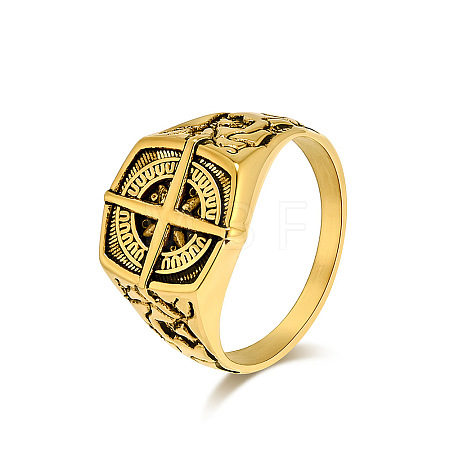 316L Surgical Stainless Steel Finger Rings for Men FS-WGFC20E-07-1