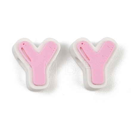 Plastic European Beads PL-CBA02CB-01Y-1